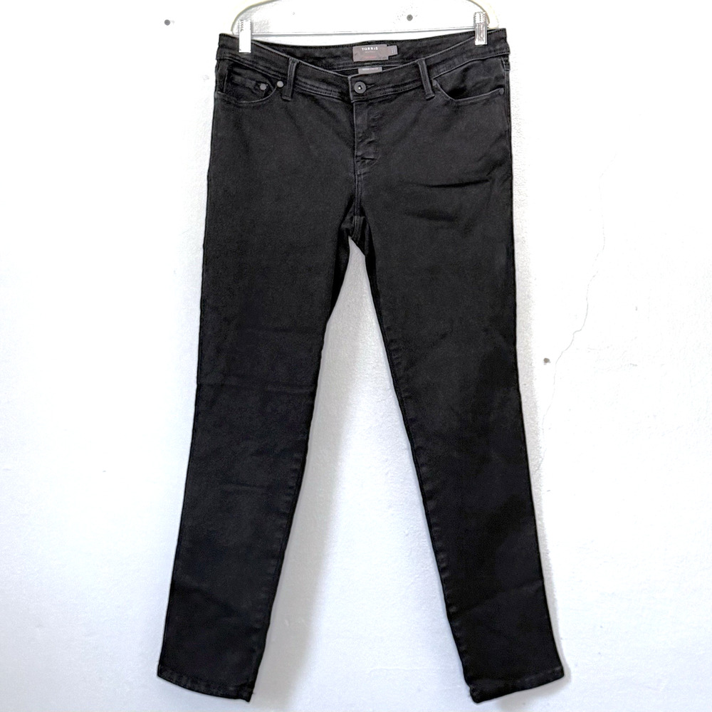 Torrid Black Jeans 14 Tall Skinny Fit Cropped Ankle Classic Stretch Emo Goth